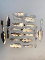 11 absint lepels verzilverd antiek, Antiek en Kunst, Ophalen of Verzenden