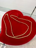 Prachtige 14 karaats gouden massieve koningsketting, Sieraden, Tassen en Uiterlijk, Kettingen, Ophalen of Verzenden, Nieuw, Goud