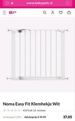 Noma Easy Fit Gate evt. + verlengstuk, Kinderen en Baby's, Traphekjes, Ophalen, Nieuw, Klemhekje, Metaal of IJzer