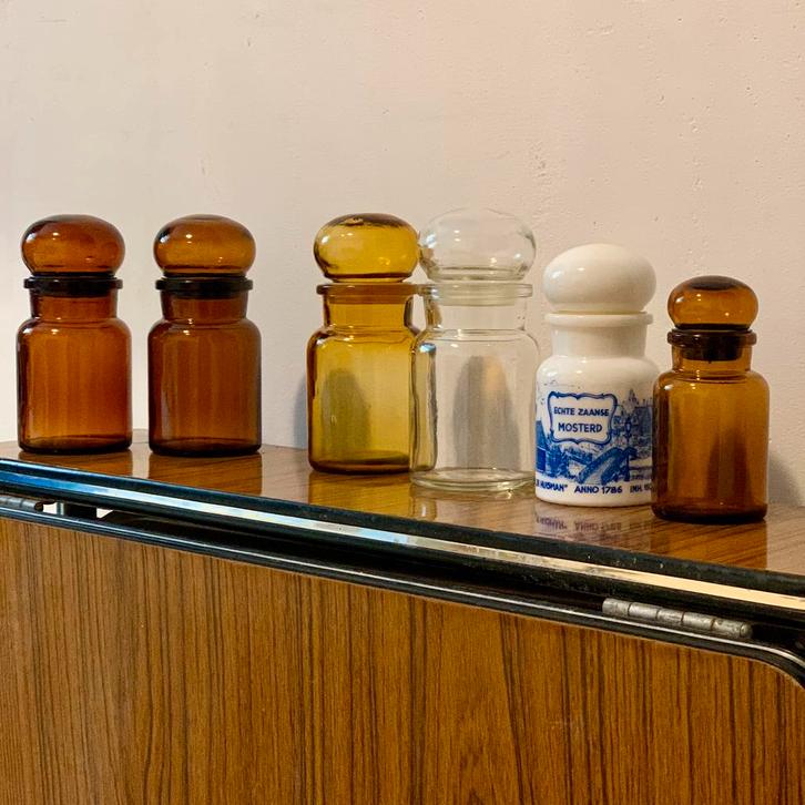 Diverse vintage Apothekers flessen, Antiek en Kunst, Antiek | Glas en Kristal, Ophalen of Verzenden