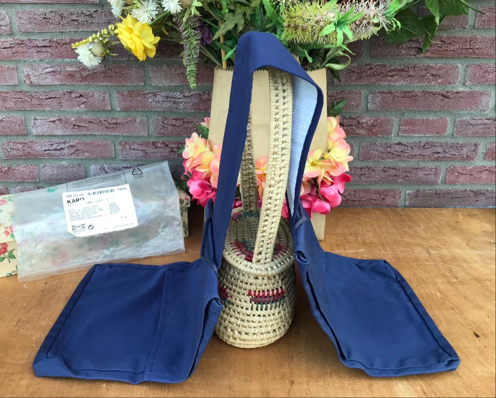 Opbergzak voor de stoel - dubbel - blauw - nieuw Ikea Karö, Ophalen of Verzenden, Nieuw