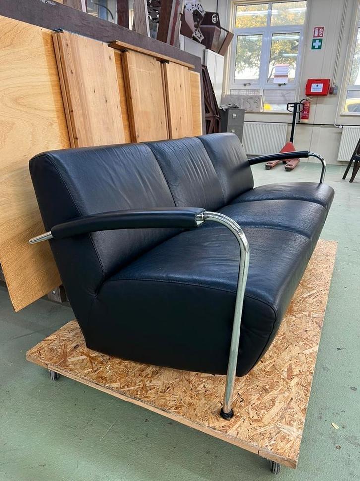 Leolux Scylla 3 zits bank, Huis en Inrichting, Banken | Bankstellen, Gebruikt, Driepersoons, 150 tot 200 cm, 75 tot 100 cm, Leer