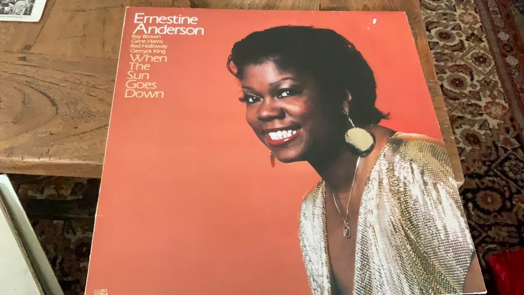 Ernestine Anderson. When the sun goes down, 1980 tot heden, Overige formaten, Ophalen of Verzenden, Zo goed als nieuw
