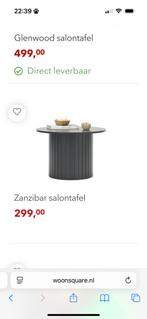 Zanzibar salontafel, Huis en Inrichting, Woonaccessoires | Prullenbakken, Ophalen of Verzenden, Nieuw, Minder dan 50 cm
