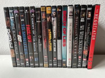 17 DVD's zie tekst oa Babel - Enemy of the State - Face/Off beschikbaar voor biedingen