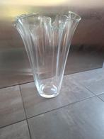 Prachtige grote glazen vaas, Gebruikt, Overige kleuren, Ophalen of Verzenden, Glas