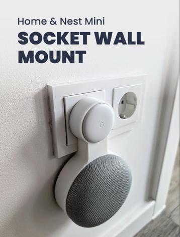 Google Home Mini Houder - Zwart/Wit - Nieuw beschikbaar voor biedingen