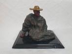 Verbronsd beeld Western poncho rancher, Ophalen of Verzenden