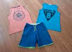 Mooi setje maat 164: korte broek en 2 singlets, Ophalen of Verzenden, Zo goed als nieuw, Jongen, Setje