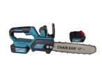 24 v Kettingzaag 30 cm 2 accu,s oliereservoir Borstelloos, Ophalen of Verzenden, Nieuw