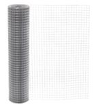(M010)Garmix Volièregaas 25x25mm0,75mm 1Mx25m gegalvaniseerd, Tuin en Terras, Gaas en Draad, Verzenden, Zo goed als nieuw, 20 meter of meer