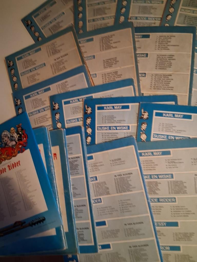 21x oude RODE RIDDER alle in 1e druk. nrs 21-22-24-26-26-27-, Gelezen, Willy Vandersteen, Ophalen of Verzenden, Meerdere stripboeken
