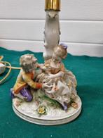 -	Tafellamp Dresden porselein met stel, Ophalen of Verzenden, 'T Olde Gre-j, Info@toldegrej.nl, Endepoelstraat 20f Didam