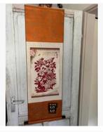 Chinese voorstelling op stof rol voor aan de wand 124 cm, Ophalen of Verzenden