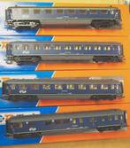 voor Märklin H0: NS Plan D 4 rijtuigen +vignet +OVP van Roco, Wisselstroom, Gebruikt, Wagon, Ophalen of Verzenden