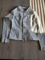 Dames spijkerjasje, Kleding | Dames, Jassen | Zomer, Ophalen of Verzenden, Zo goed als nieuw, Maat 38/40 (M), Wit