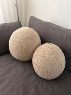 Eichholtz Ballen Kussens Set - S & L, Ophalen of Verzenden, Zo goed als nieuw, Beige, Rond