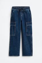 Cargo jeans utility jogger Denim loose fit 170-176 H&M €10,-, Ophalen of Verzenden, Zo goed als nieuw, Jongen, Broek
