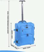 Handbagage Trolley Reistas met Wielen Carry On Flight koffer, Uitschuifbare handgreep, Minder dan 40 cm, Nieuw, A