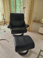 Stressless relax fauteuil met hocker breedte 57cm, Huis en Inrichting, Fauteuils, Ophalen, Zo goed als nieuw, Minder dan 75 cm