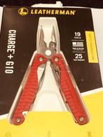 Leatherman Charge + Plus G10 Inferno Red Limited Edition Rar, Caravans en Kamperen, Kampeergereedschap, Vintageknives.nl, Verzenden