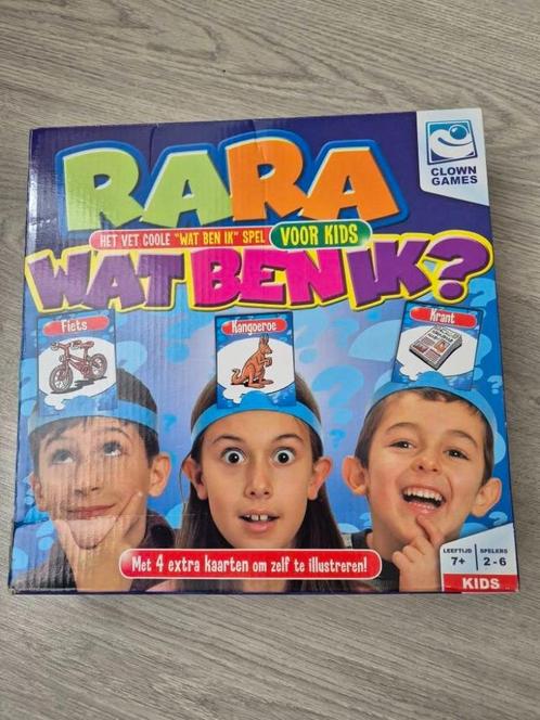 rara wat ben ik, Hobby en Vrije tijd, Gezelschapsspellen | Kaartspellen, Zo goed als nieuw, Ophalen of Verzenden