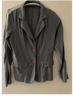 Studio Anneloes blazer, travelstof grijs met zilveren streep, Maat 38/40 (M), Studio Anneloes, Ophalen of Verzenden, Zo goed als nieuw