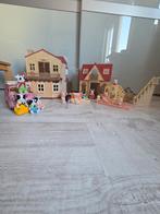 Sylvanian families landhuis, Speeltuin, Auto, Speeltuin, Ophalen, Zo goed als nieuw, Poppenhuis