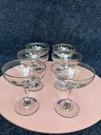 6 delige set champagne coupe glazen, Ophalen, Zo goed als nieuw, Overige typen