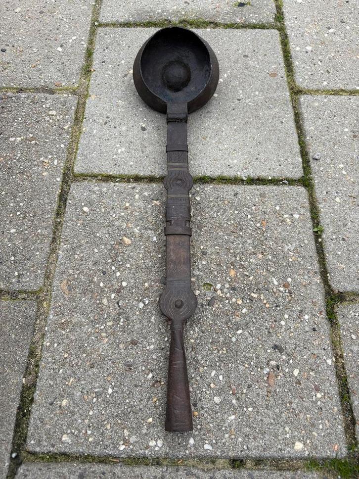 Ottoman smeedijzeren koffiebraadpan, Antiek en Kunst, Antiek | Keukenbenodigdheden, Ophalen