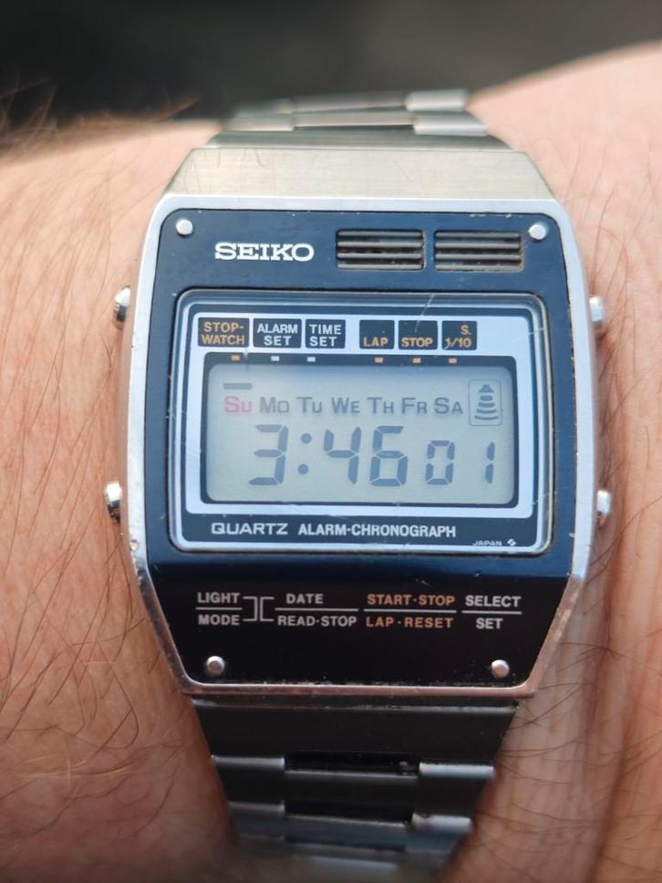 Seiko Quartz Alarm-Chronograph Polshorloge, Verzamelen, Overige Verzamelen, Ophalen of Verzenden