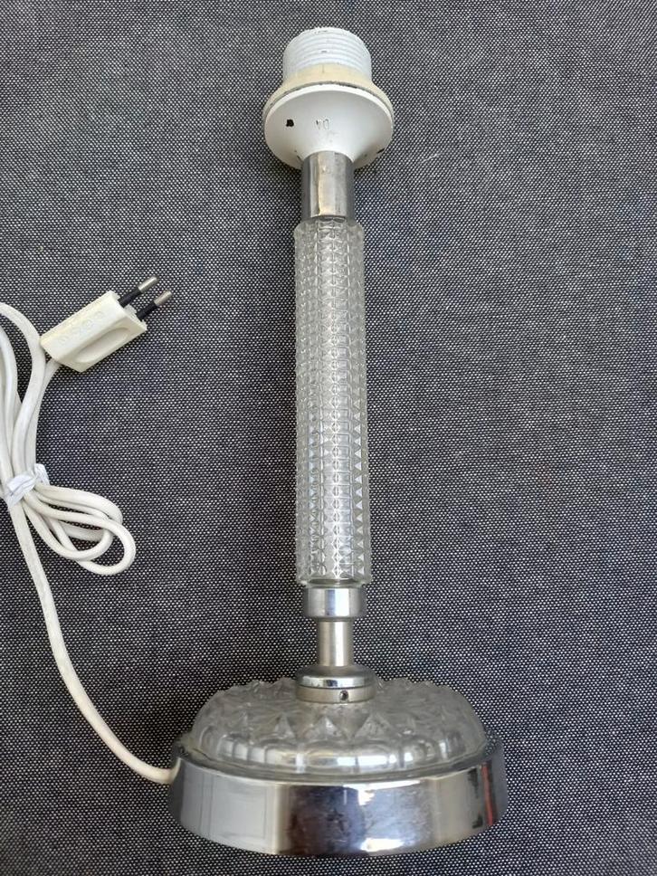 Vintage losse schemerlampvoet, eind jaren '60., Huis en Inrichting, Lampen | Tafellampen, Gebruikt, Minder dan 50 cm, Kunststof