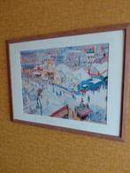 Prent J. Dijkstra, ingelijst met glas, Ophalen