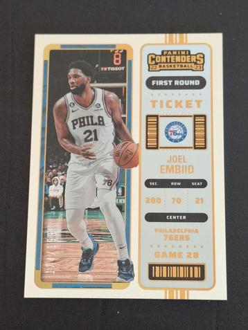 Joel Embiid (First Round) #9 2022 Panini Contenders 174/199  beschikbaar voor biedingen