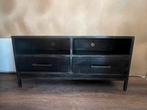 Tv-dressoir fermano black h58x122x40, Huis en Inrichting, Kasten | Dressoirs, Ophalen, Gebruikt, 100 tot 150 cm, Metaal