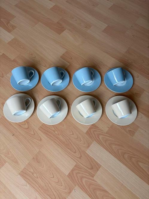 8 kop en schotels Vroom en Dreesmann, Huis en Inrichting, Keuken | Servies, Zo goed als nieuw, Kop(pen) en/of Schotel(s), Overige stijlen