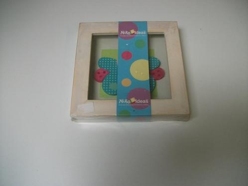 Houten schilderijtje met vlinder (nieuw) (Nino Ideas), Kinderen en Baby's, Speelgoed | Houten speelgoed, Nieuw, Overige typen