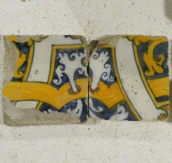 Portugese tegel, 17e eeuw, Antiek en Kunst, Antiek | Keramiek en Aardewerk, Verzenden