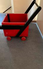 Houten kar 40x35x30, Doe-het-zelf en Verbouw, Transportwagens, Ophalen of Verzenden, Zo goed als nieuw, Transportkar
