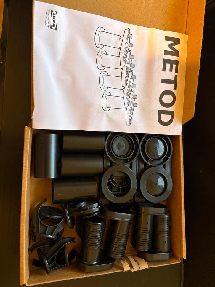 Ikea method 402.055.99 pootjes, Huis en Inrichting, Keuken | Keukenelementen, Nieuw, Minder dan 100 cm, 50 tot 100 cm, 25 tot 50 cm