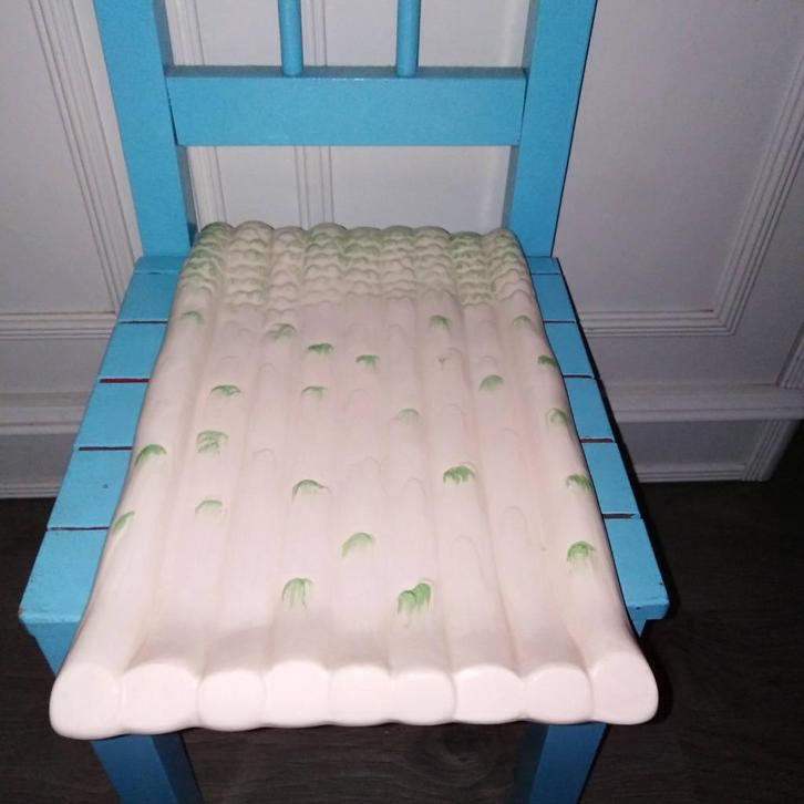 Aspergeschaal van aardewerk vintage, Huis en Inrichting, Keuken | Servies, Gebruikt, Schaal of Schalen, Overige stijlen, Aardewerk