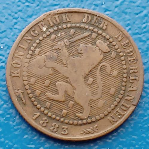 1 cent 1883 - Willem III, Postzegels en Munten, Munten | Nederland, Losse munt, 1 cent, Koning Willem III, Verzenden