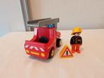 Playmobil 123 brandweerauto, Ophalen of Verzenden, Zo goed als nieuw, Complete set