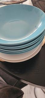 Ikea diepe borden blauw, Antiek en Kunst, Antiek | Servies compleet, Ophalen