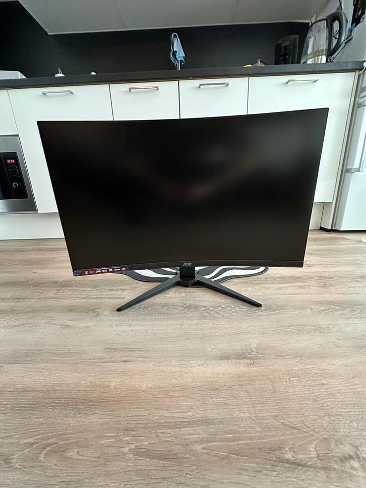 AOC C32G2ZE/BK 240Hz Full HD Curved Monitor - Zo Goed Als Ni, Computers en Software, Monitoren, Zo goed als nieuw, 201 Hz of meer