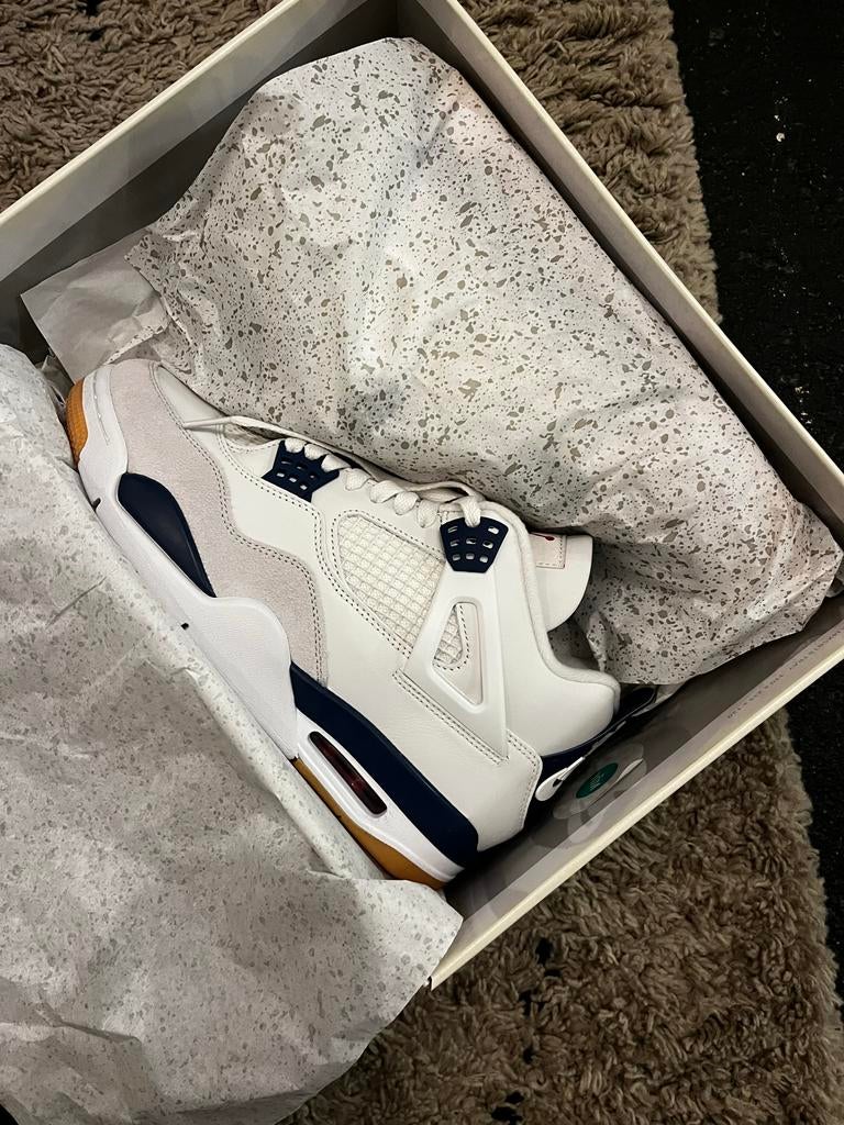 Nike SB Air Jordan 4 - US8.5, Kleding | Heren, Schoenen, Nieuw, Sneakers of Gympen, Wit, Ophalen of Verzenden