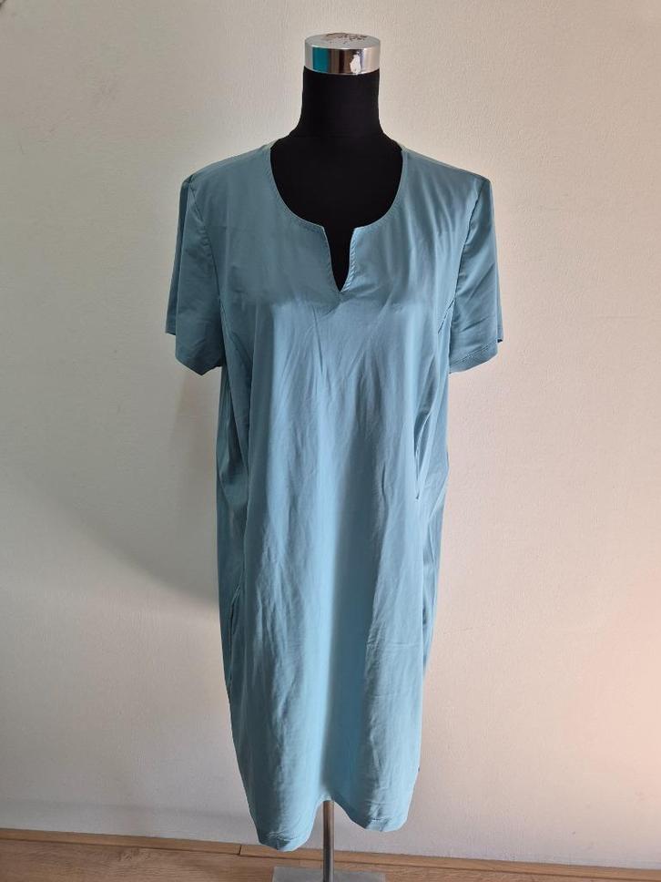 J579 - Human Nature Jurk Lichtblauw XXL polyamide (1), Kleding | Dames, Jurken, Zo goed als nieuw, Maat 46/48 (XL) of groter, Blauw