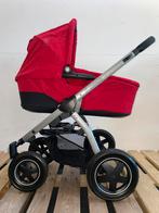 ZGAN - 3 in 1 Maxi Cosi Mura plus rood + autostoel (82), Kinderwagen, Maxi-Cosi, Verstelbare duwstang, Zo goed als nieuw