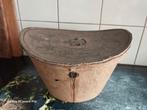 Antieke Hoedendoos met Hoge Hoed, Ophalen of Verzenden
