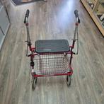 Provo Premis XXL Rollator 200 kg (RO4T60) 2de gen. Rood, Ophalen of Verzenden, Zo goed als nieuw, X, Opvouwbaar